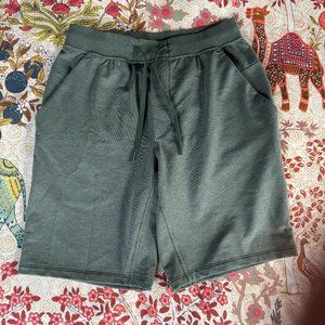 Lululemon Men's City Sweat Shorts 9" Green - Size Medium